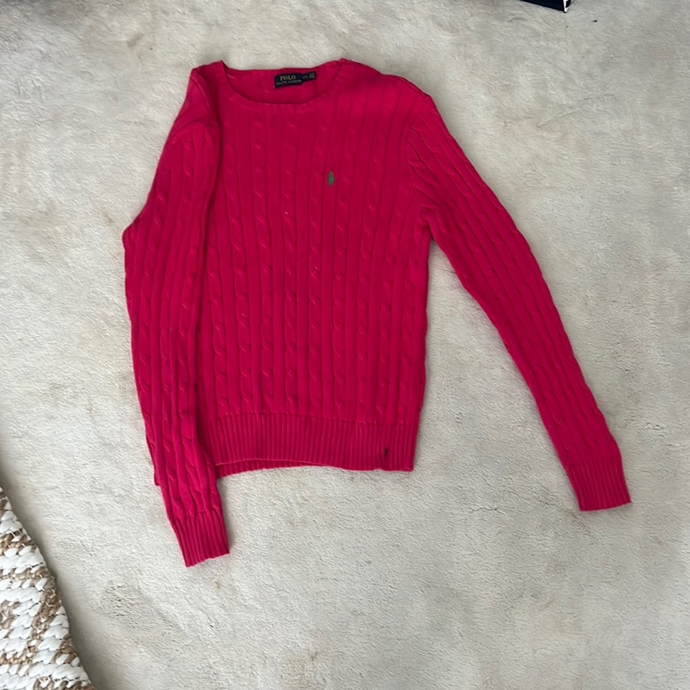 Polo L pink sweater